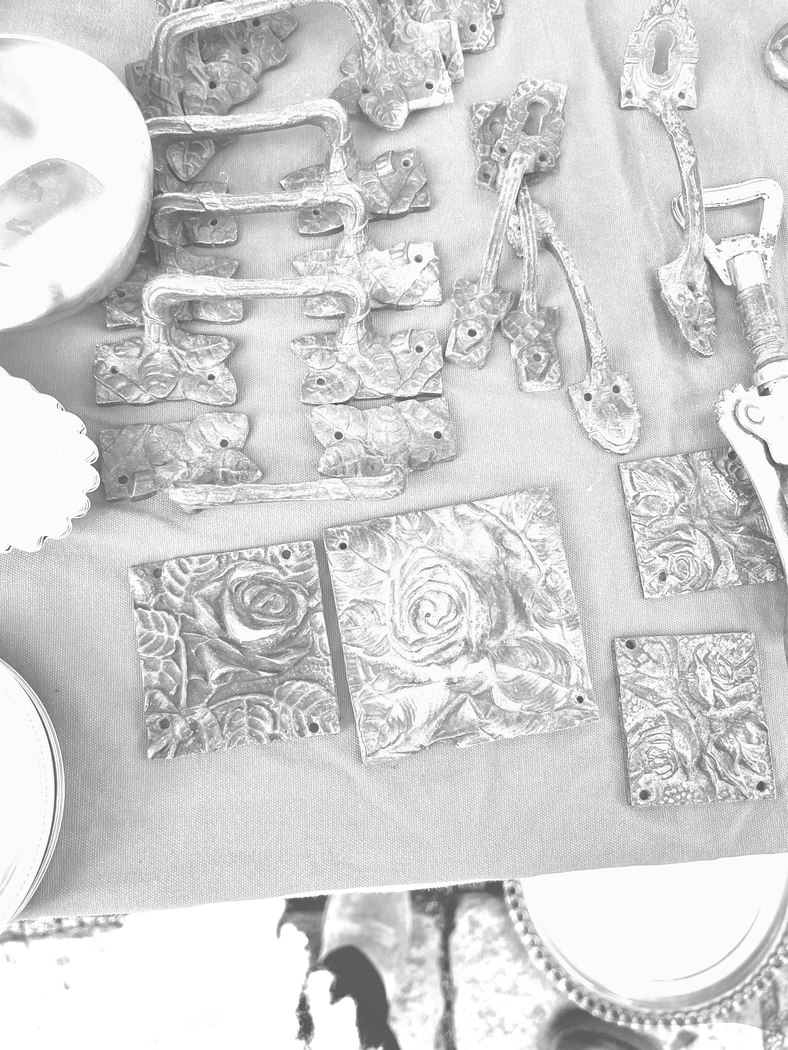 Found metal pieces and hardware