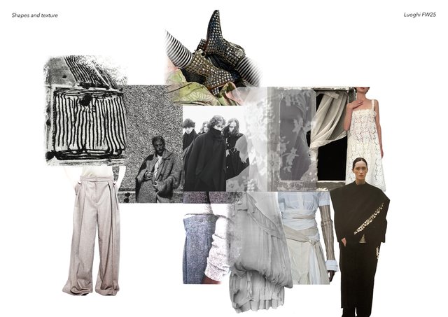 Luoghi project, Shapes and texture